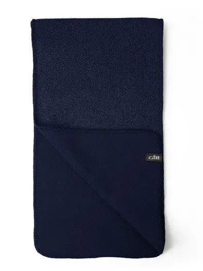Gill Knit Fleece Scarf Navy 1