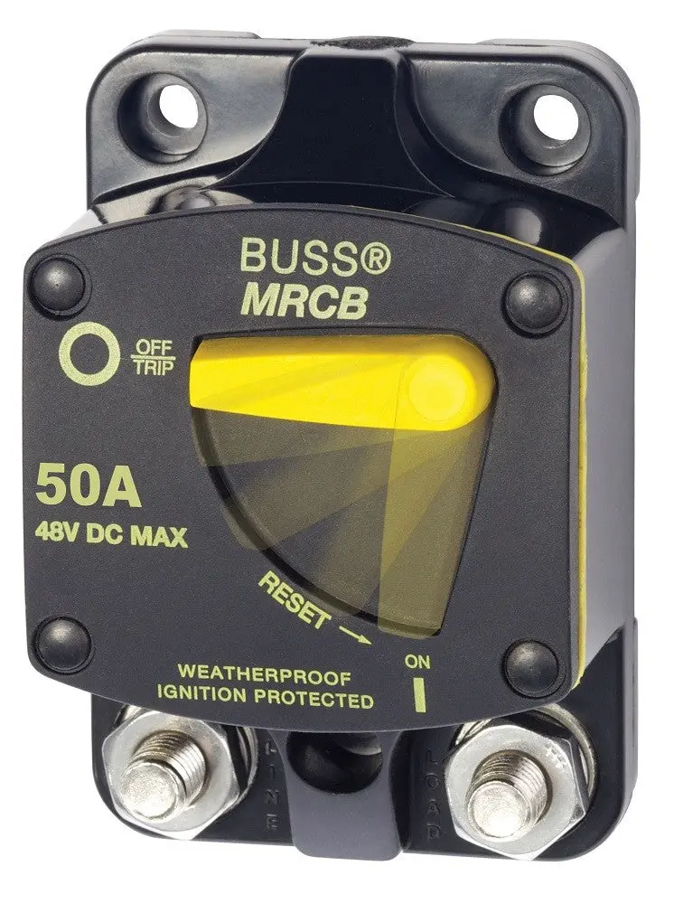 Blue Sea System 187-Series Circuit Breaker - Surface Mount 50A 1
