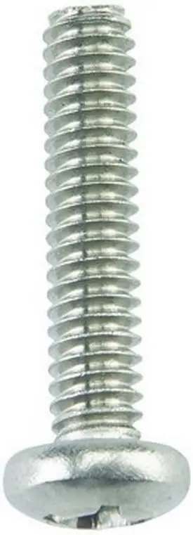 Hillman 18-8 Stainless Steel Pan Head Phillips Machine Screw 1/4" X 1-1/4" - 100 Pack 1