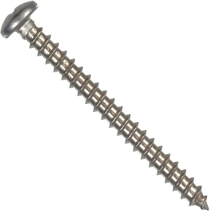Hillman 18-8 Stainless Steel Pan Head Phillips Sheet Metal Screw (#10 X 3/4") - 100 Pack 1