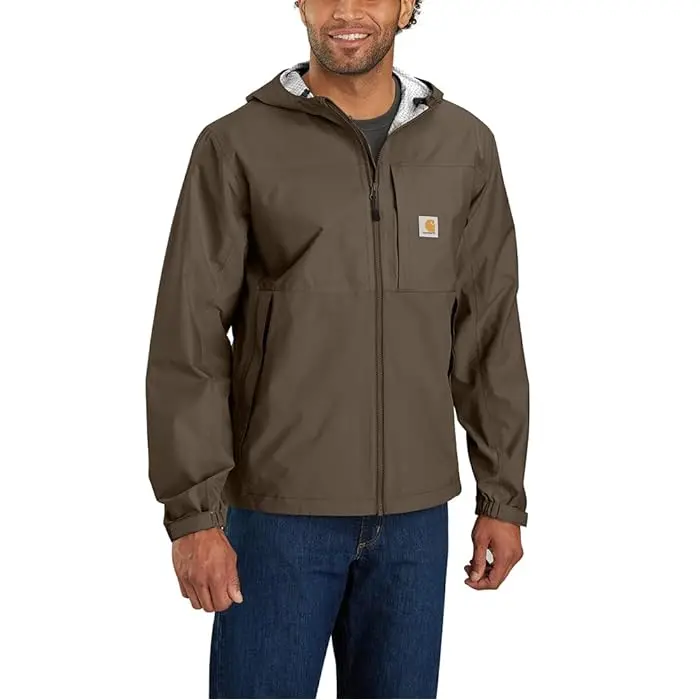 Carhartt Men's Storm Defender Waterproof Jacket – Lightweight, Packable & Relaxed Fit