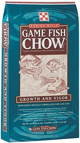 Purina Game Fish Chow Floating Fish Food - 50 Lb. 1