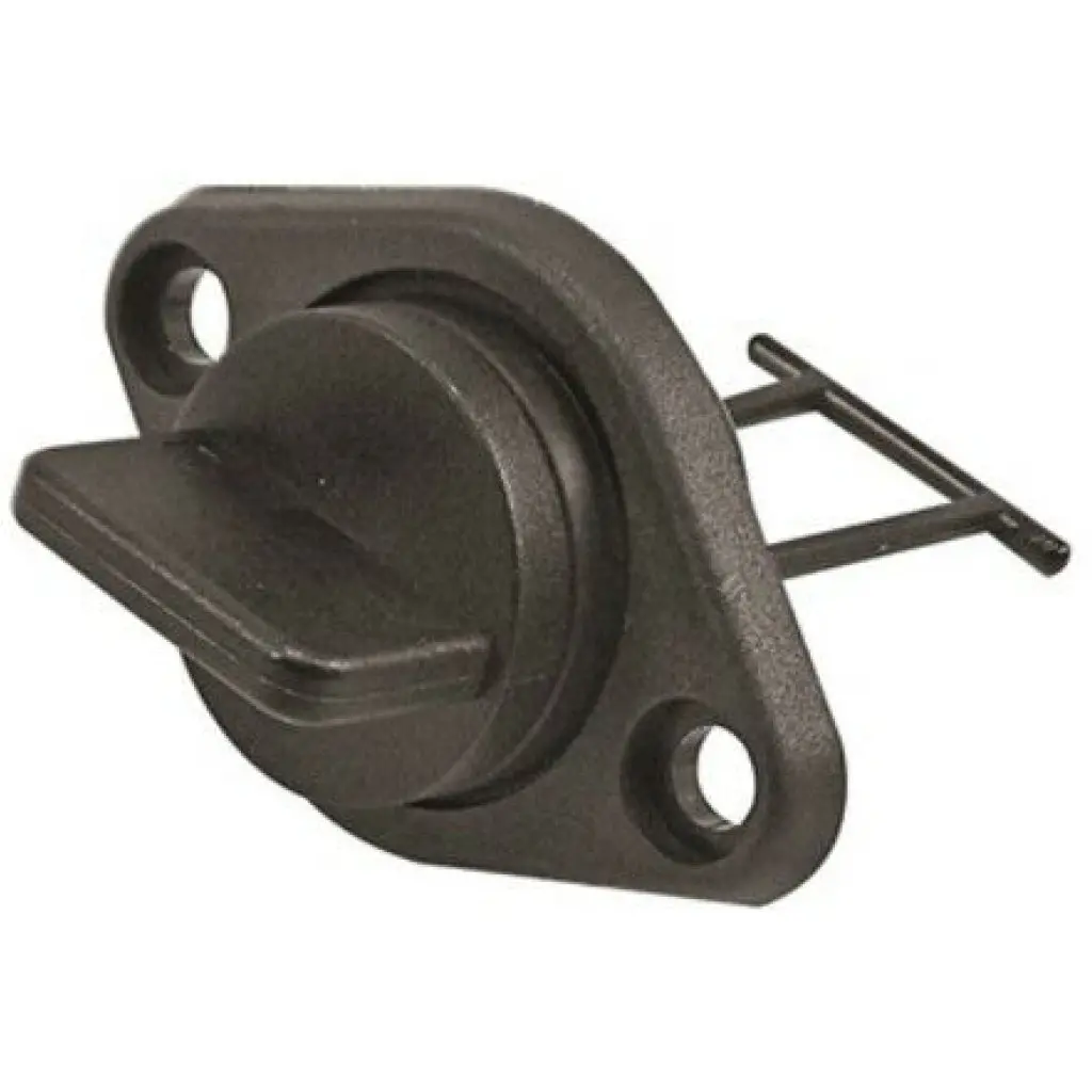 Nylon Drain Plug Black Plug Black Base 1