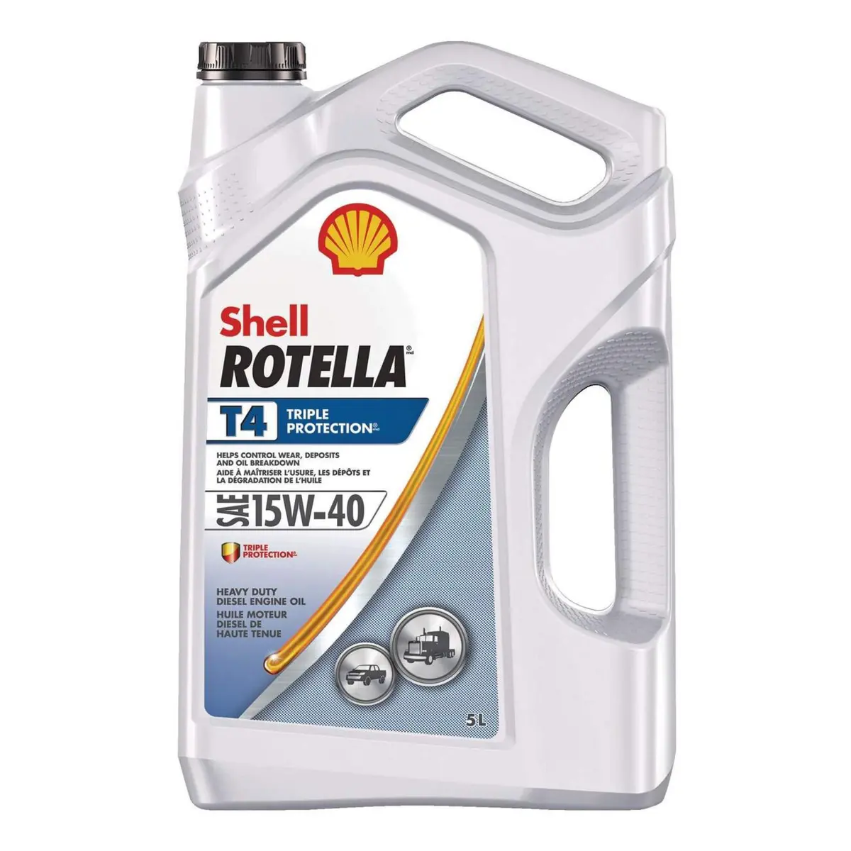 Shell Rotella Heavy Duty 15W40 Diesel Oil, 5L 1
