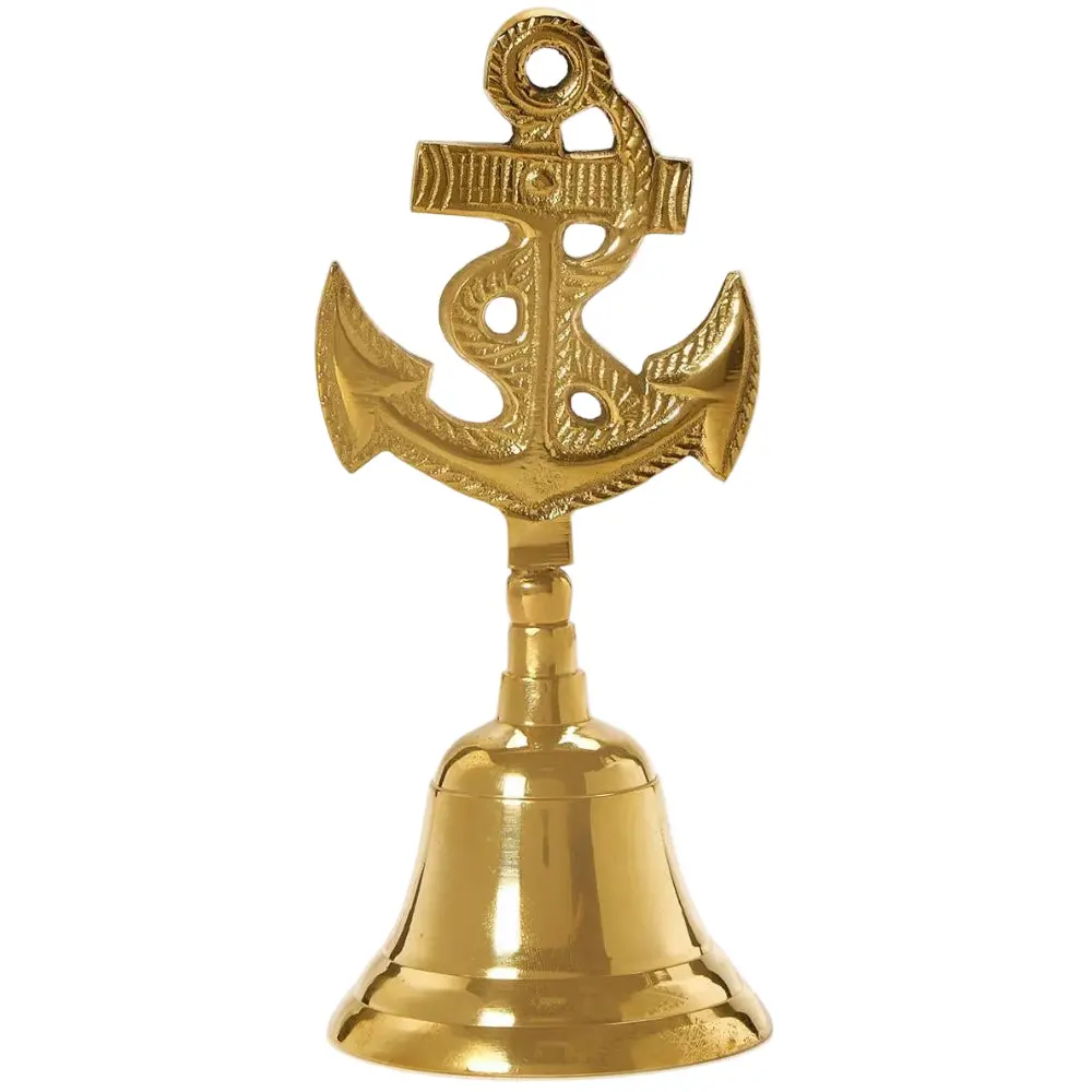 Coastal Call Brass Anchor Bell - 6.25" 1