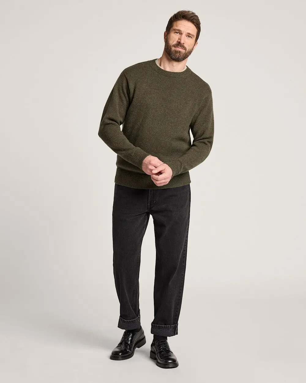 Pendleton Wool Crew Shetland Collection Sweater Men's 1