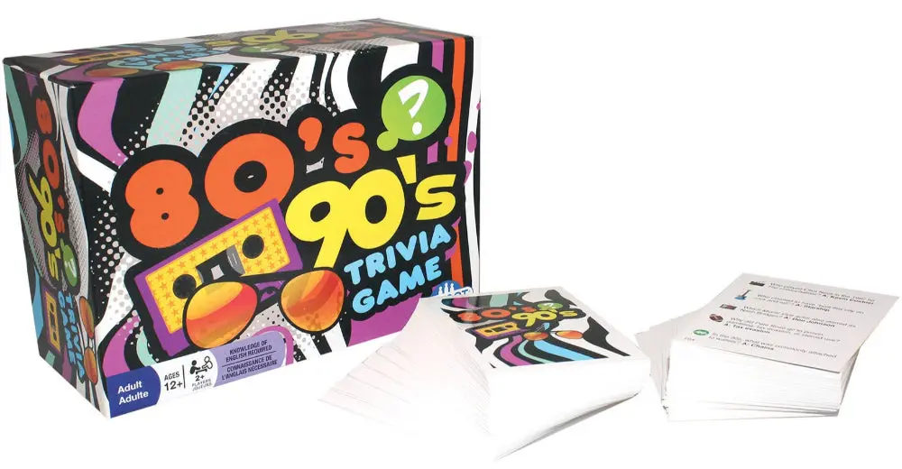Outset 80'S & 90'S Trivia Card Game 1