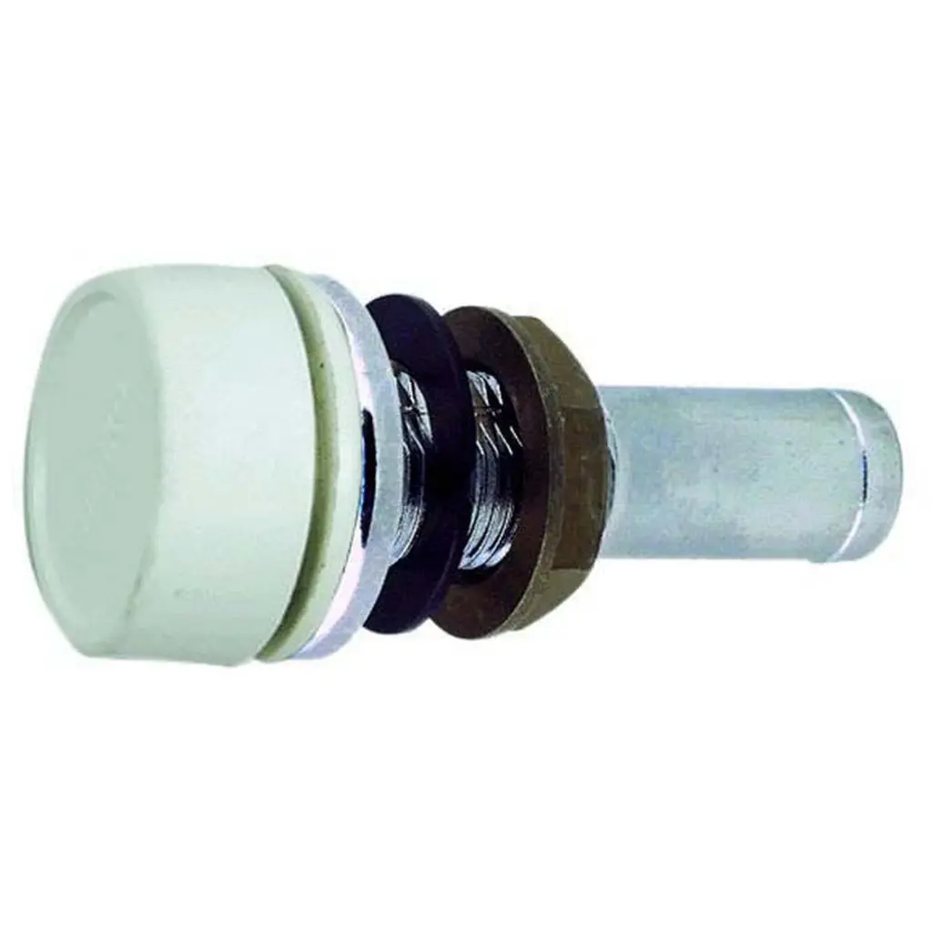 Gas Tank Vent 5/8" White Polymer Cap 1