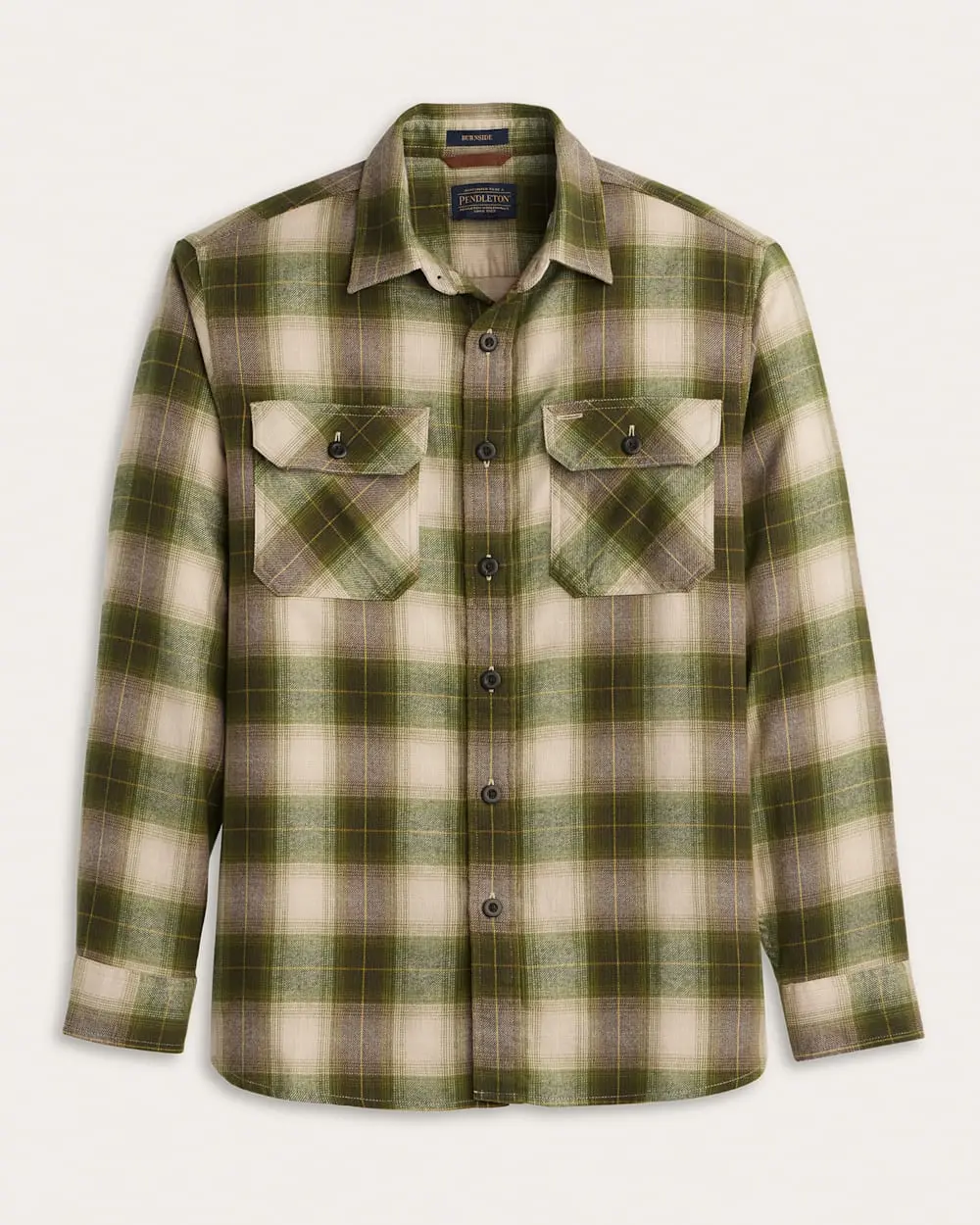 Pendleton Plaid Burnside Cotton Flannel Shirt Men's 1