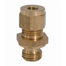 Coupling 1/2 Unf(M)-5/16"Tube 1