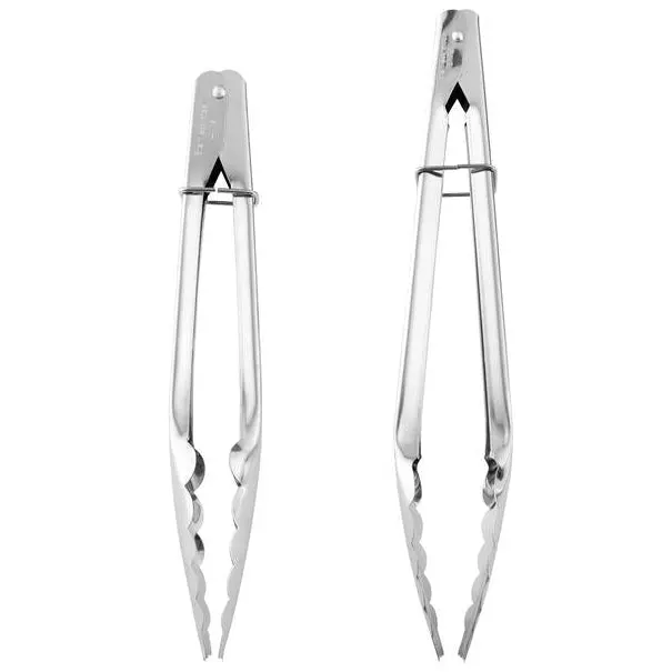 Farberware Stainless Steel Locking Food Tongs - 2 Pc. 1