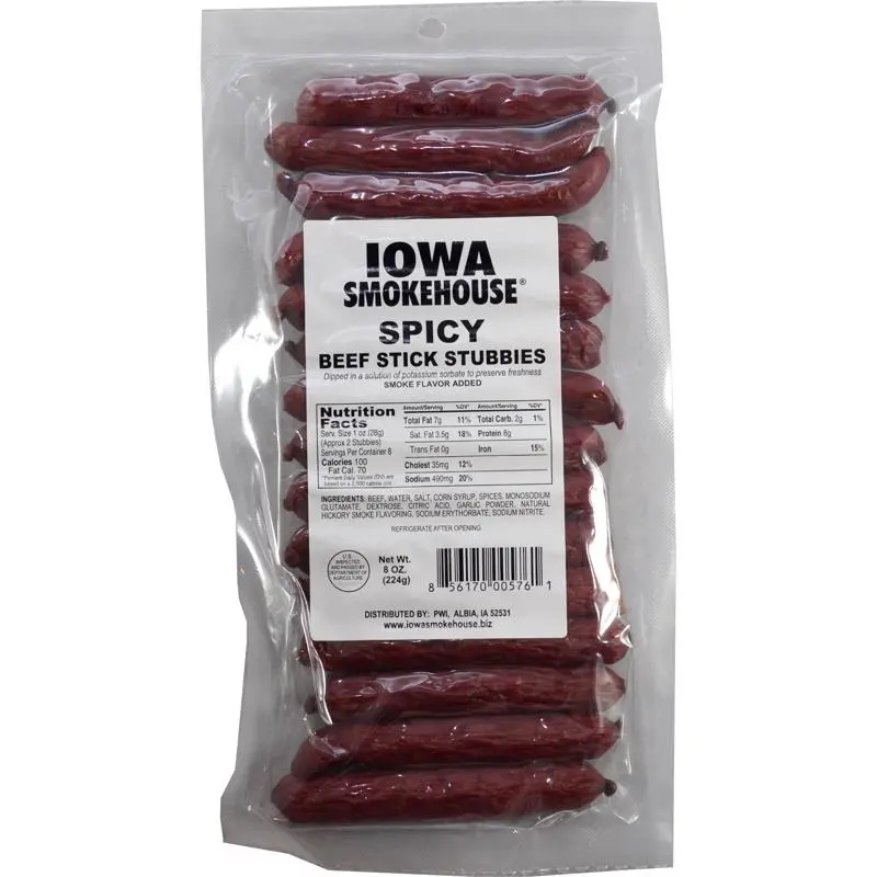 Iowa Smokehouse Beef Sticks - 8 Oz. & 24 Oz. 2