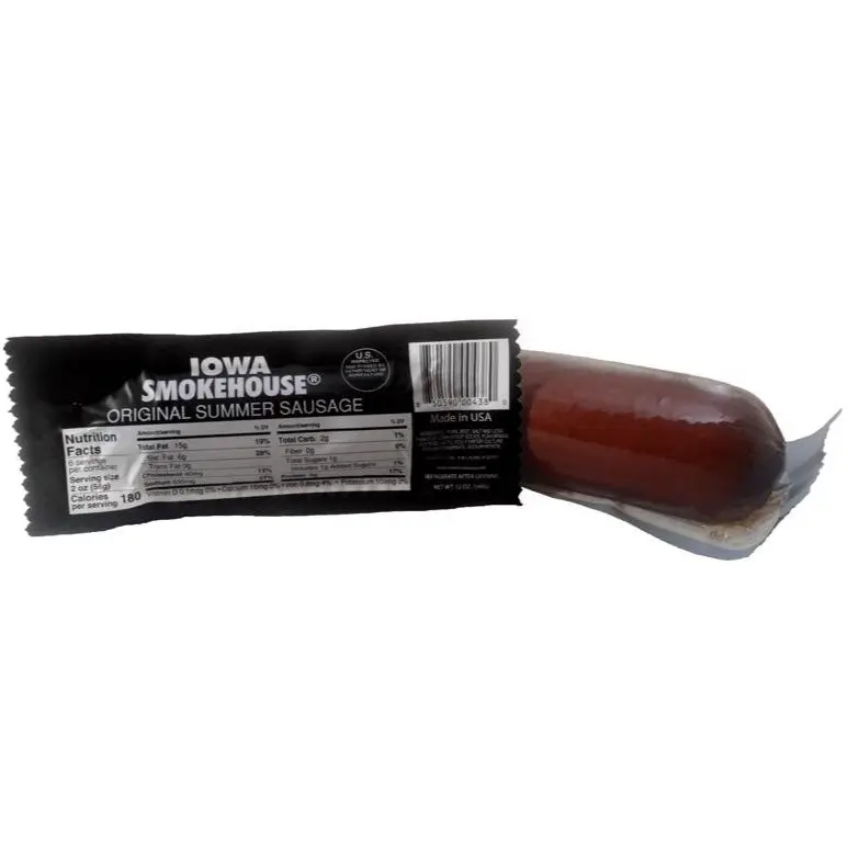 Iowa Smokehouse Original Summer Sausage - 12 Oz. 1
