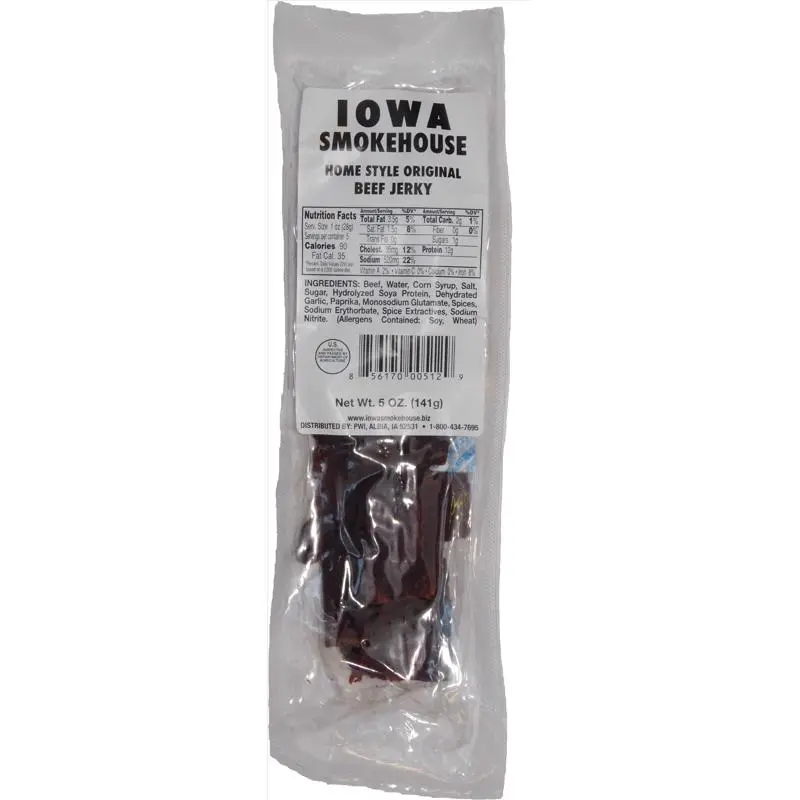 Iowa Smokehouse Homestyle Beef Jerky - 5 Oz. To 10 Oz. 1