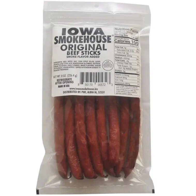 Iowa Smokehouse Beef Sticks - 8 Oz. & 24 Oz. 3
