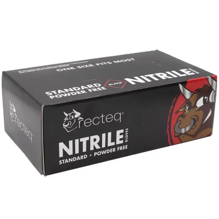 Recteq Disposable Nitrile Bbq Prep Gloves (Black) - 100 Pc. 1