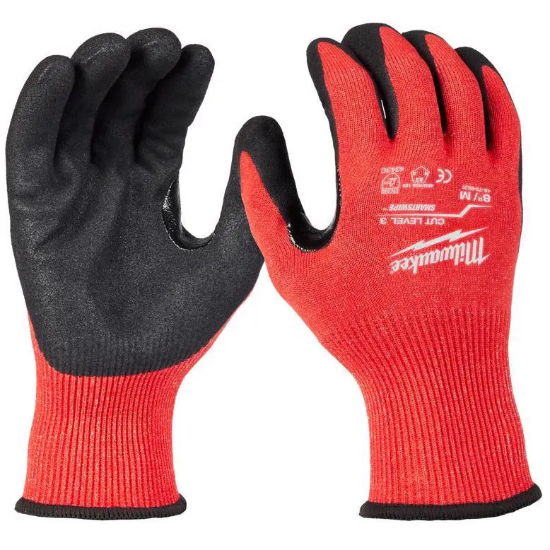 Milwaukee Smartswipe Cut Level 3 Work Gloves (Medium) 1