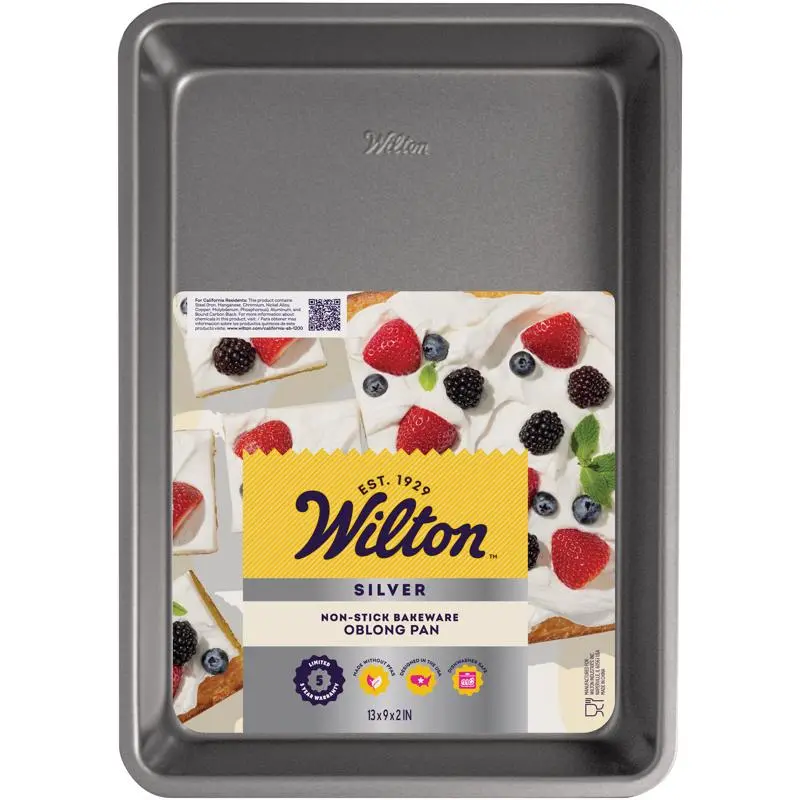Wilton Non-Stick Oblong Cake Pan - 9" X 13" X 2" 1