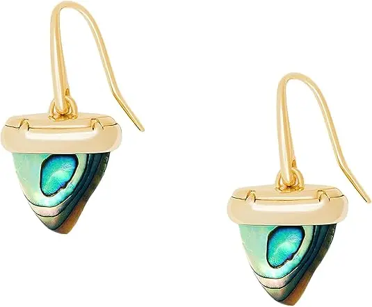 Kendra Scott Oleana Gold Shark Tooth Earrings 1