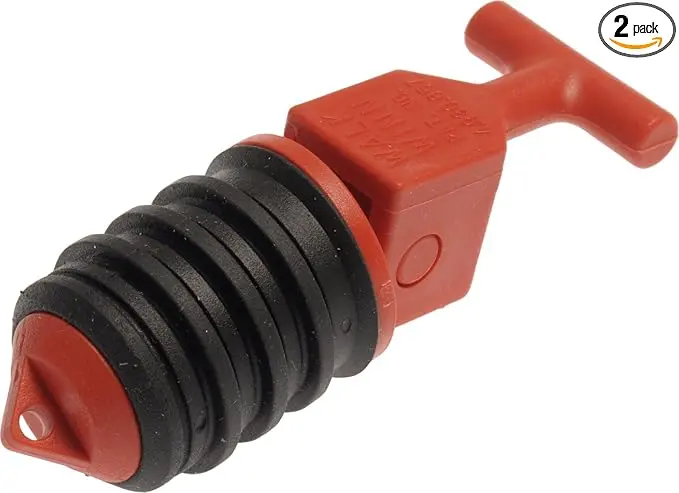 Hillman Floating Drain T Plug, 1-Inch - 2 Pack 1