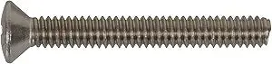 Hillman Stainless Steel Oval Head Phillips Machine Screw, 1/4-Inch X 1-Inch - 100 Pack 1