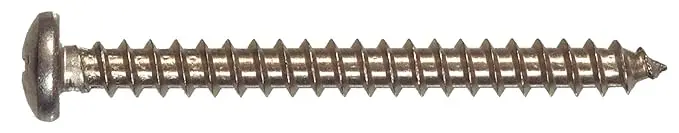 Hillman Stainless Steel Pan Head Phillips Sheet Metal Screw, 12-Inch X 1-Inch - 100 Pack 1