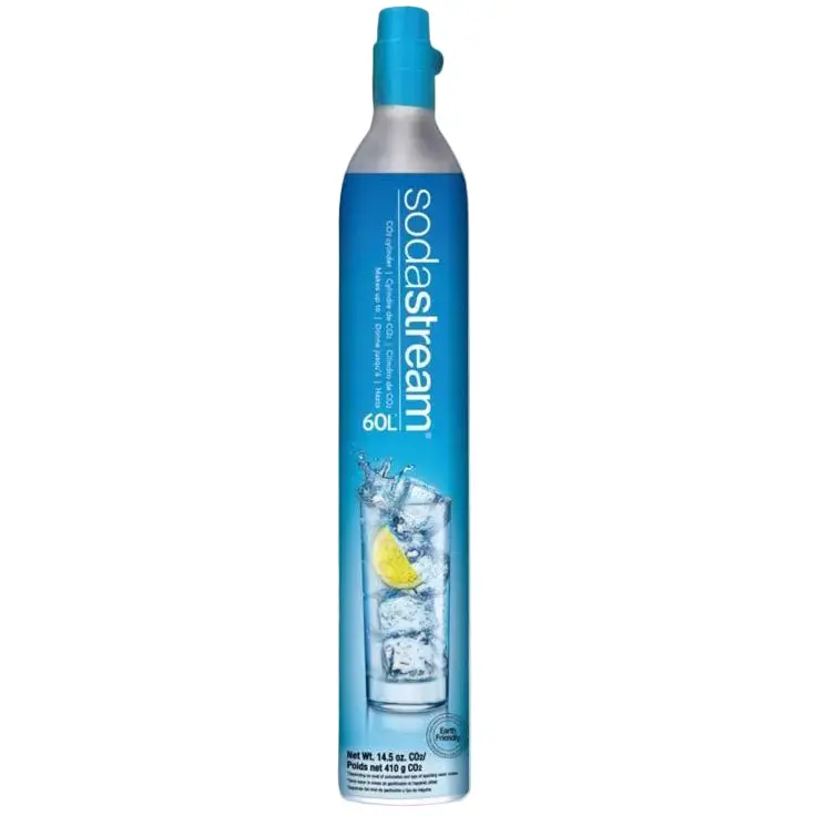 Genuine Refilled Sodastream Co2 Canisters - 60L (Blue Or Pink Label) 1