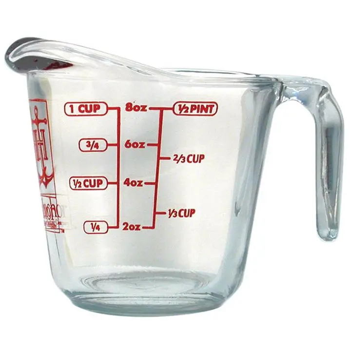 Anchor Hocking Tempered Glass Measuring Cup (1 Cup) 1