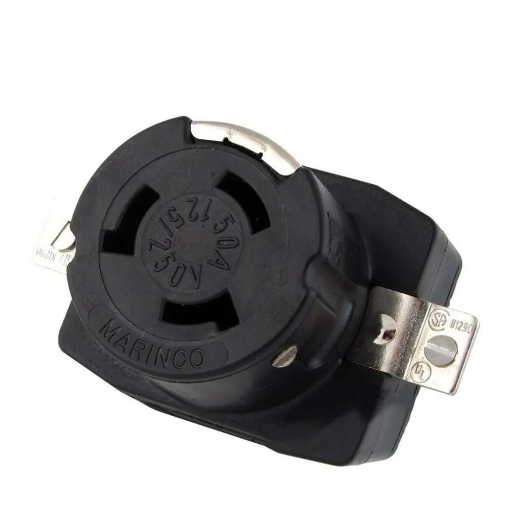 Marinco 50A Locking Receptacle 1