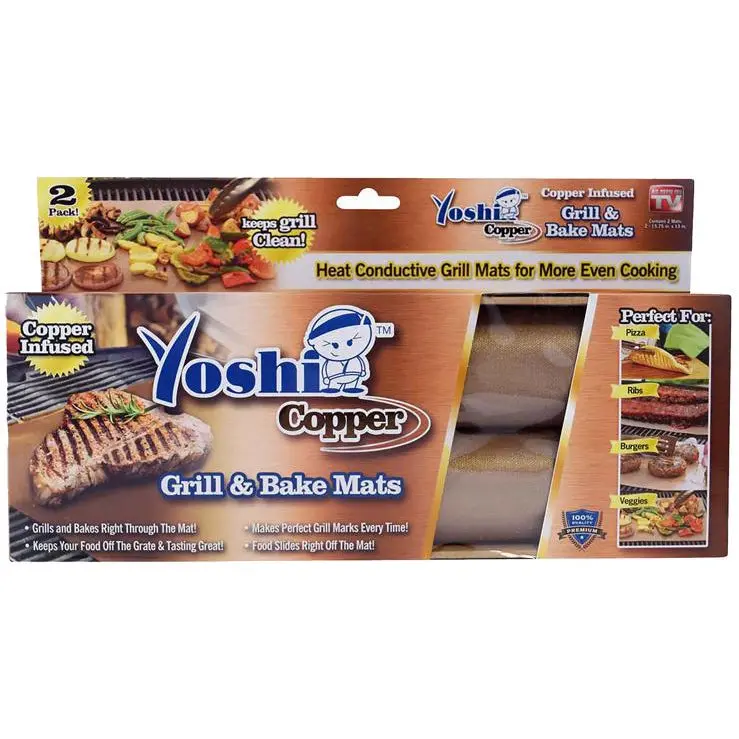 Yoshi Copper Grilling & Baking Mat - 13" X 15.75" 1