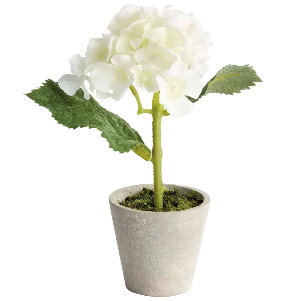 Napa Potted Faux Mini Hydrangea - 8" 1