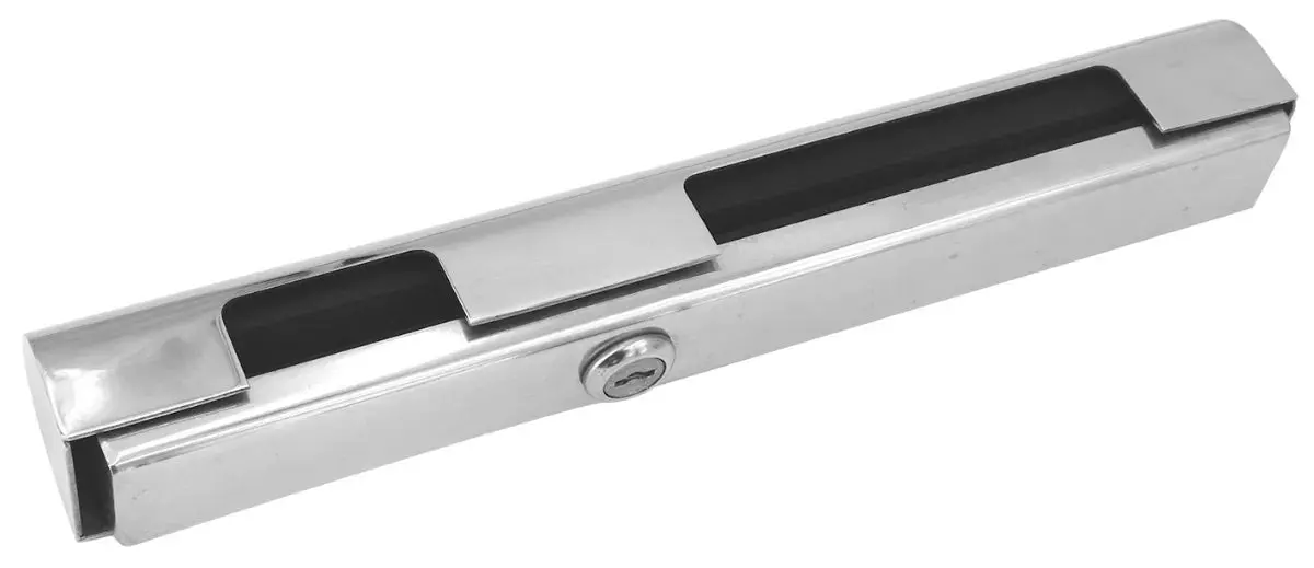 Stainless Steel Outboard Motor Lock 1
