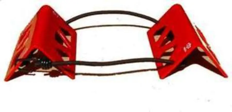 Travel Chocks - Red 1