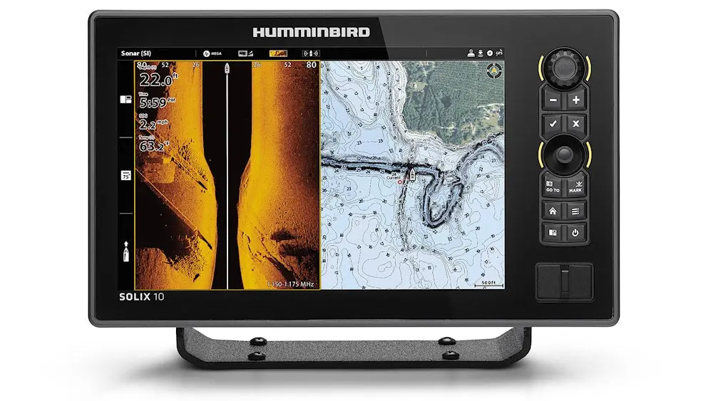 Humminbird Solix 10 Mega Si+ G3 Combo Device 1