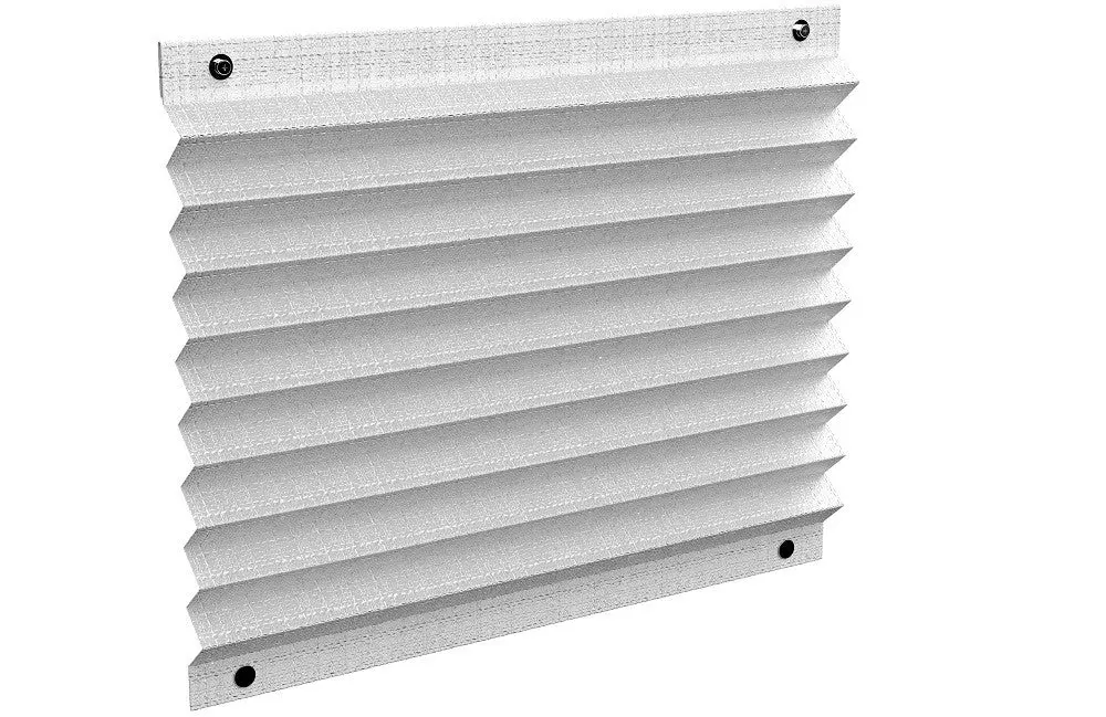 Pleated Shade Cream 40"X12" 1