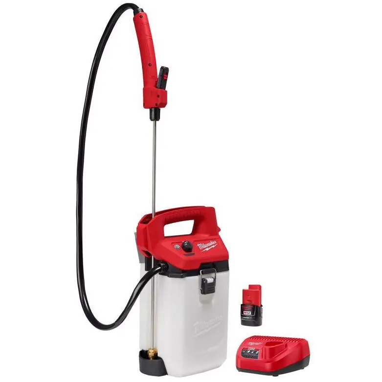 Milwaukee M12 2-Gallon Handheld Battery Sprayer (W/ Battery & Charger) 1