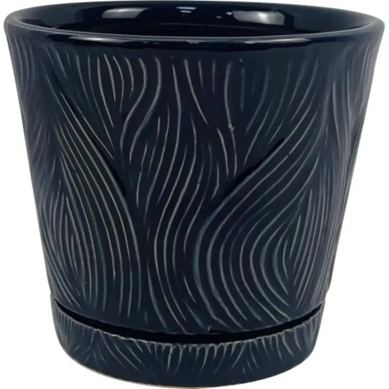 Border Concepts Ceramic Delica Loom Planter - 6" To 8" 1