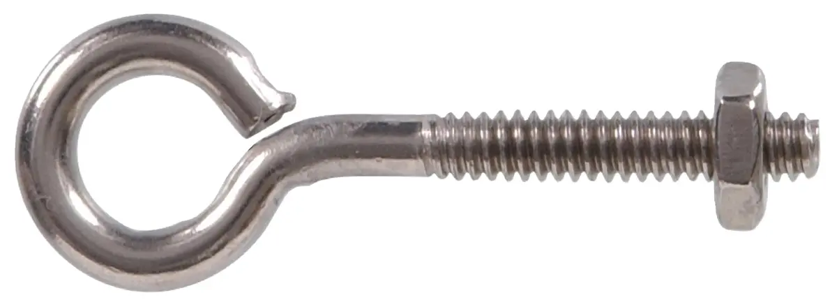 Hillman Hillman 4286 5/16-18 X 4 Inch Stainless Steel Eye Bolts With Nut - 5 Pack 1