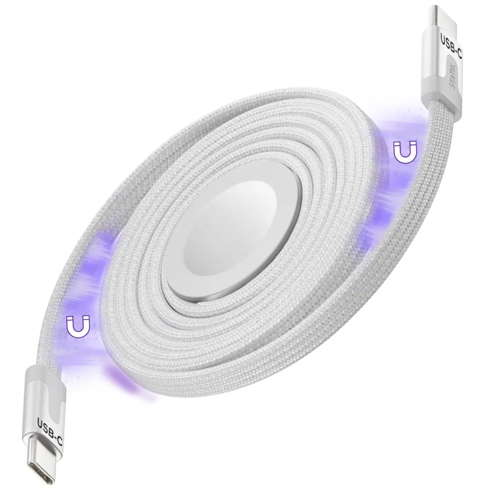 Statik Magstack Usb-C To Usb-C Charging Cable (W/ Apple Dock) - 4.9' 1
