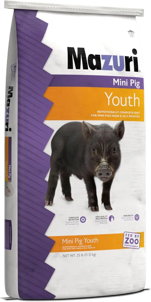 Mazuri Complete Mini Pig Pelleted Feed - 25 Lb. 1