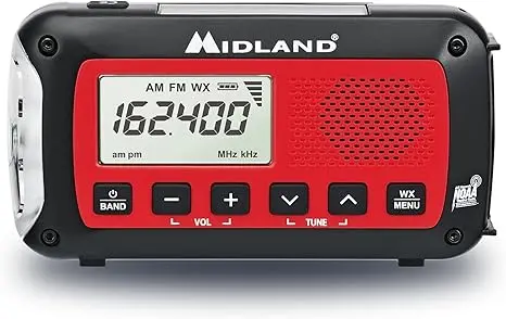 Midland Er40 Portable Emergency Weather Alert Crank Radio 1