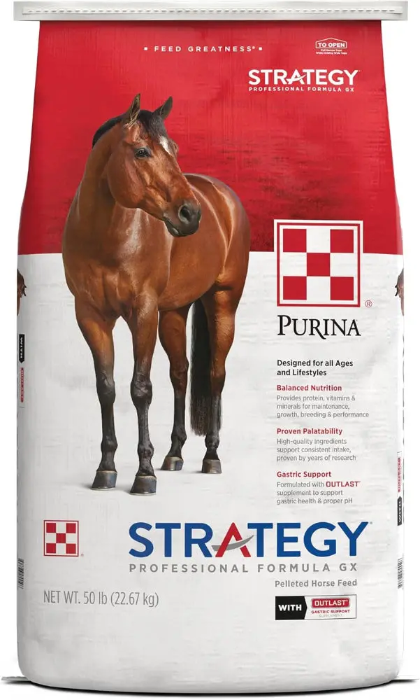 Purina Strategy Gx Pelleted Horse Feed - 50 Lb. 1