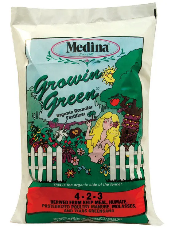 Medina Growin' Green All-Purpose Granulated Plant Food - 40 Lb. 1
