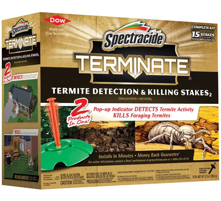 Spectracide Termite Detection & Killing Ground Stakes - 15 Pc. 1