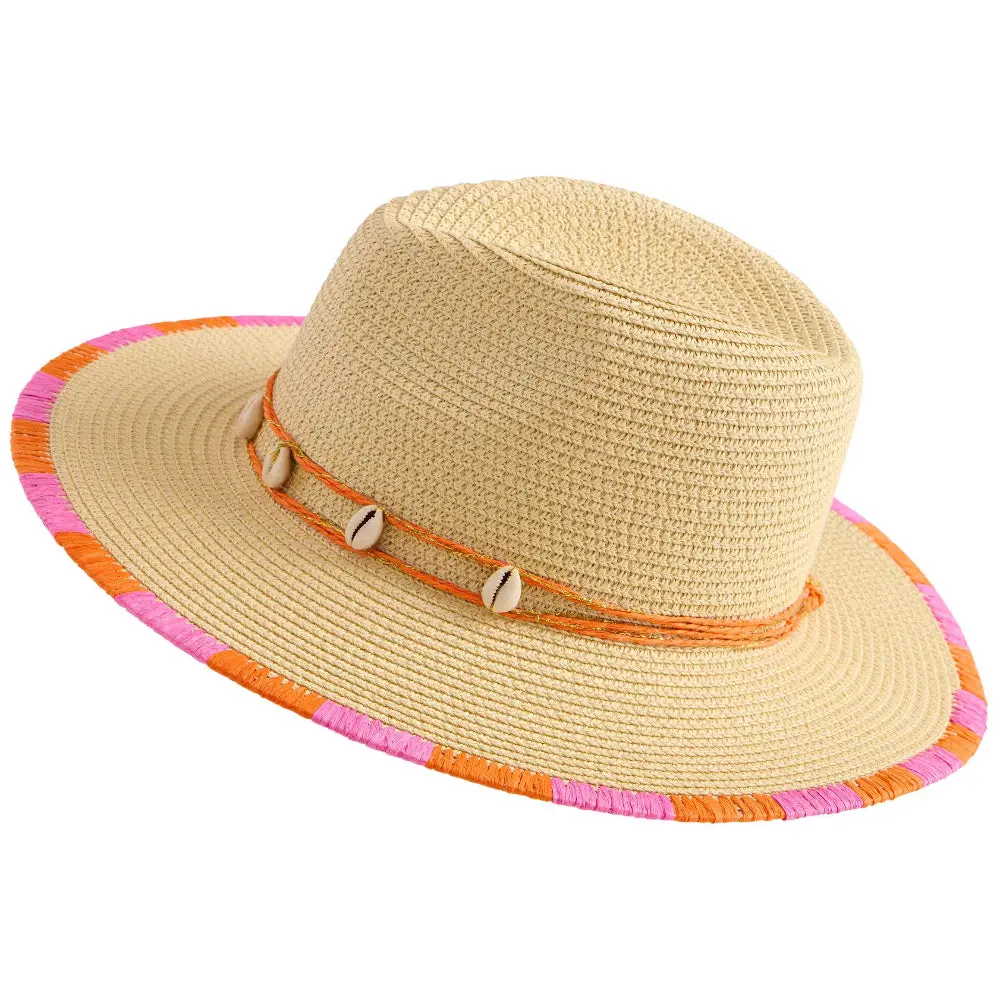 Shiraleah Riviera Shell Sun Hat 1