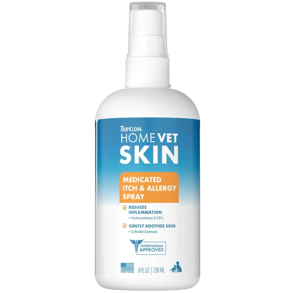 Tropiclean Homevet Itch & Allergy Spray - 8 Oz. 1