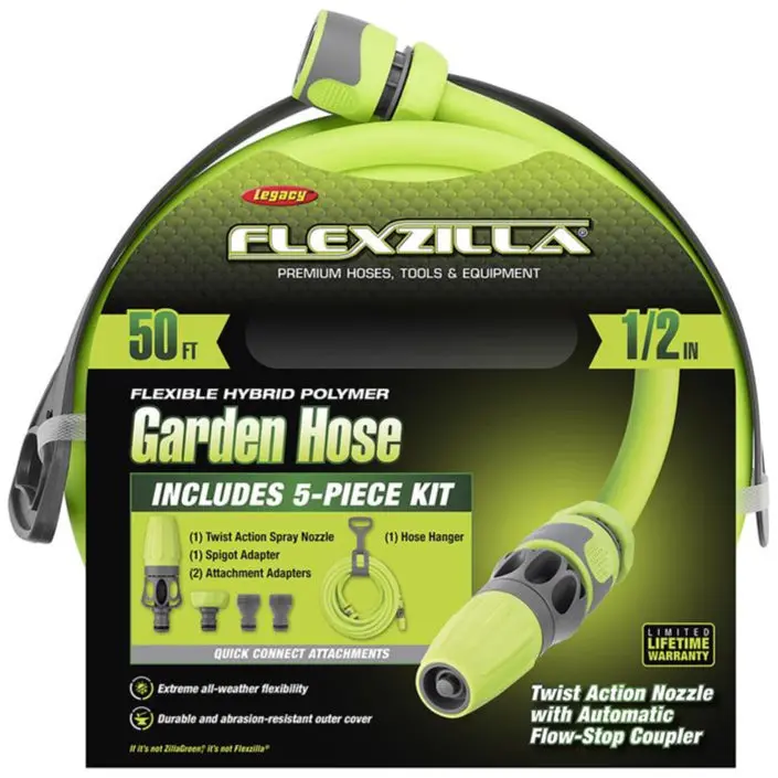Flexzilla 5-Piece Heavy Duty Premium Garden Hose Kit - 50' 2