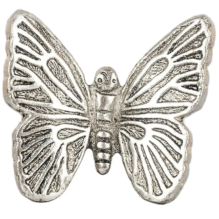 Knobco Pewter Butterfly-Shaped Knob - 2" 1
