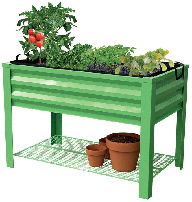 Panacea Steel Raised Garden Bed (Green) - 24" X 46" 1