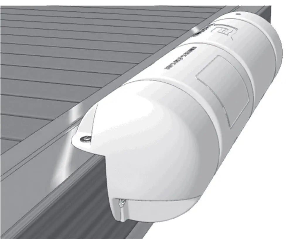 Bumper 3/4 Dock Fender White 90 X 25 Cms 1